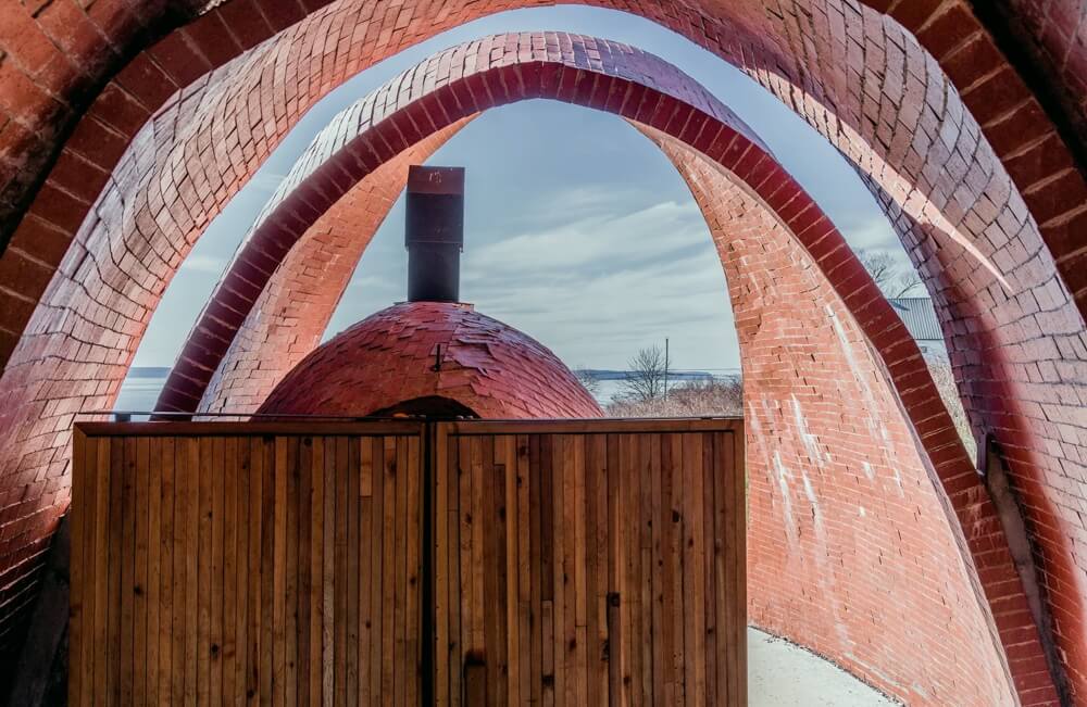 Camera Obscura in Cheverie, Nova Scotia, a unique Bay of Fundy attraction with brick arches and coastal views near NATURA Wilderness Resort